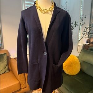 Talbots Blue Blazer Classic Suit Jacket
